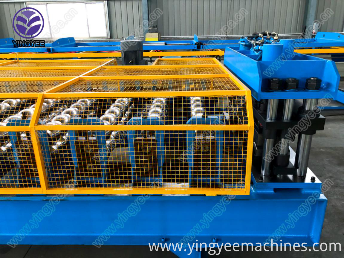 High speed glazed roof sheet roll forming machine with high productivity